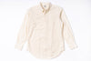 Ecru Oxford Shirt on a white background
