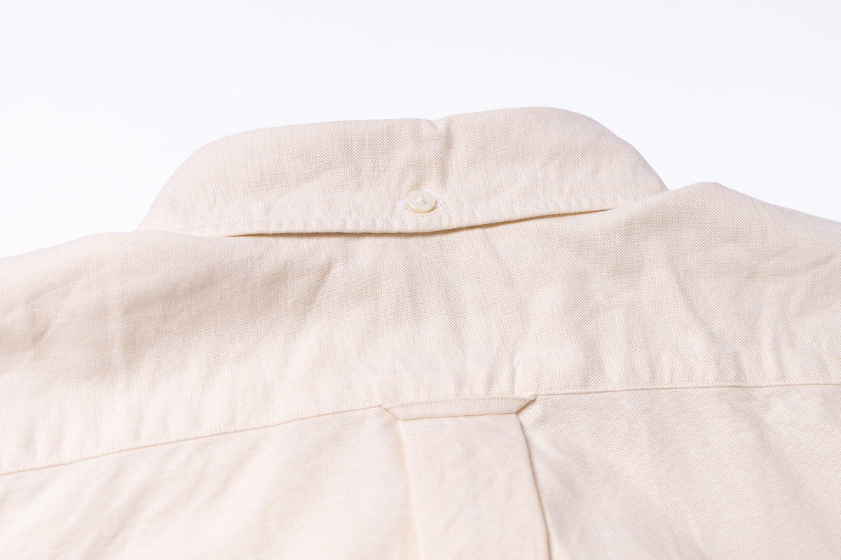 KAMAKURA SHIRTS - Vintage Ivy Ecru Oxford-6