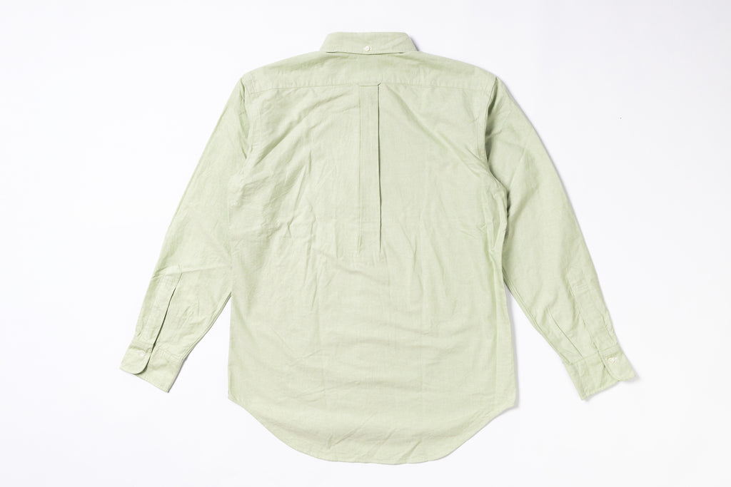 Light green shirt on a white background
