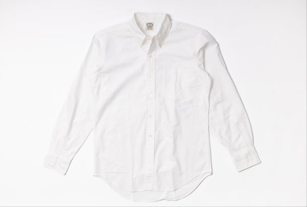 White Oxford Shirt on a white background