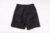 Black shorts on a white background