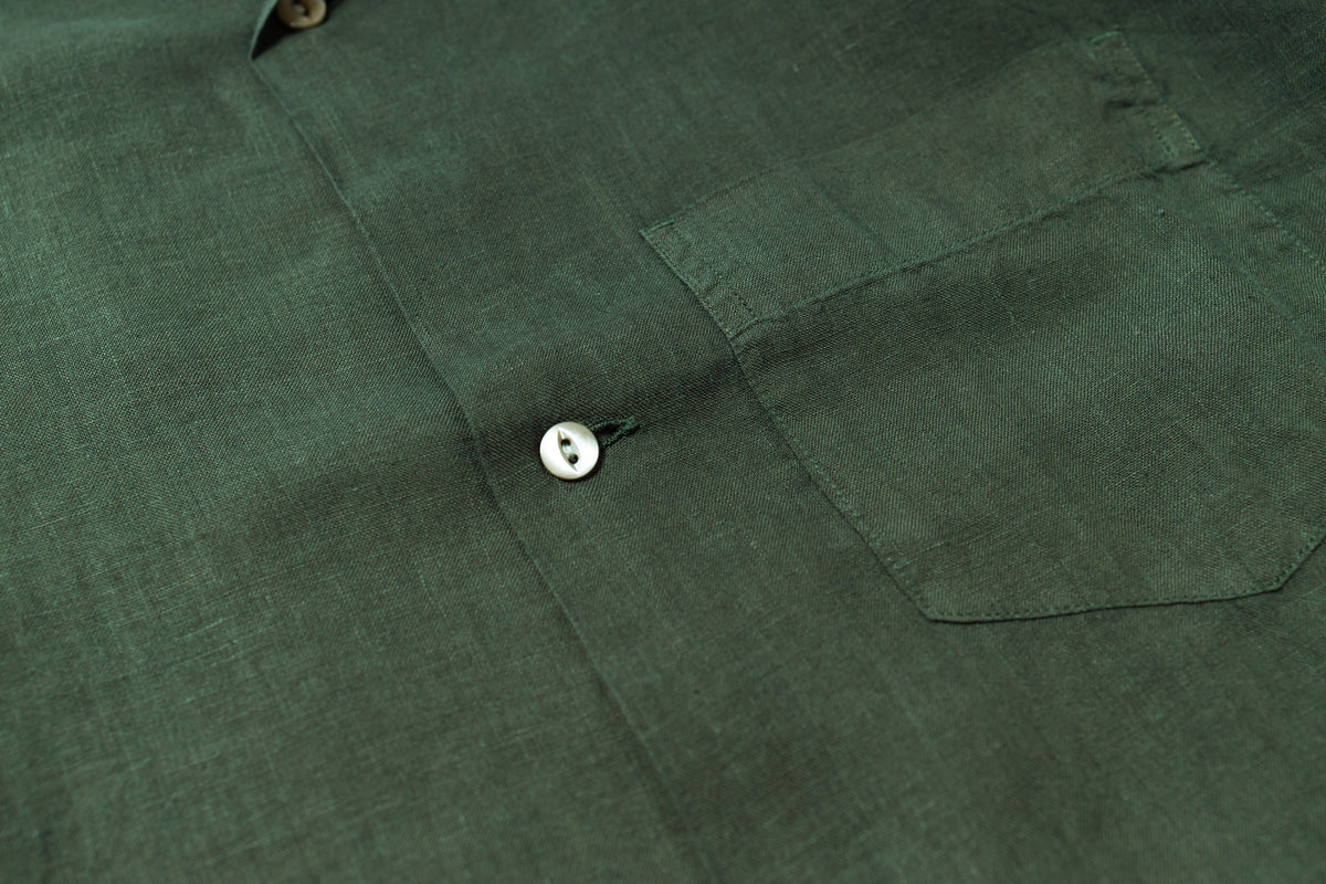 Texture of a linen shirt