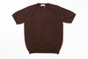 Brown t-shirt on a white background
