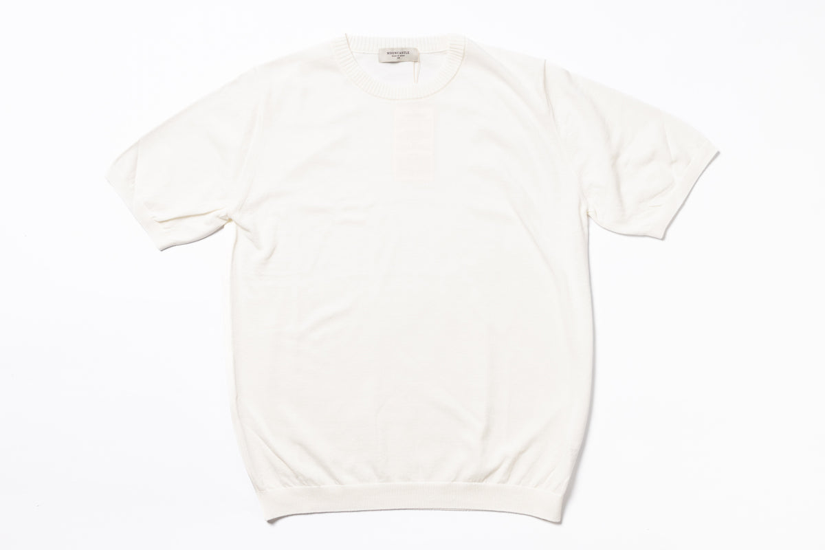 White t-shirt on a white background
