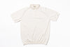 White polo shirt on a white background