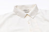 White shirt with collar on a white background