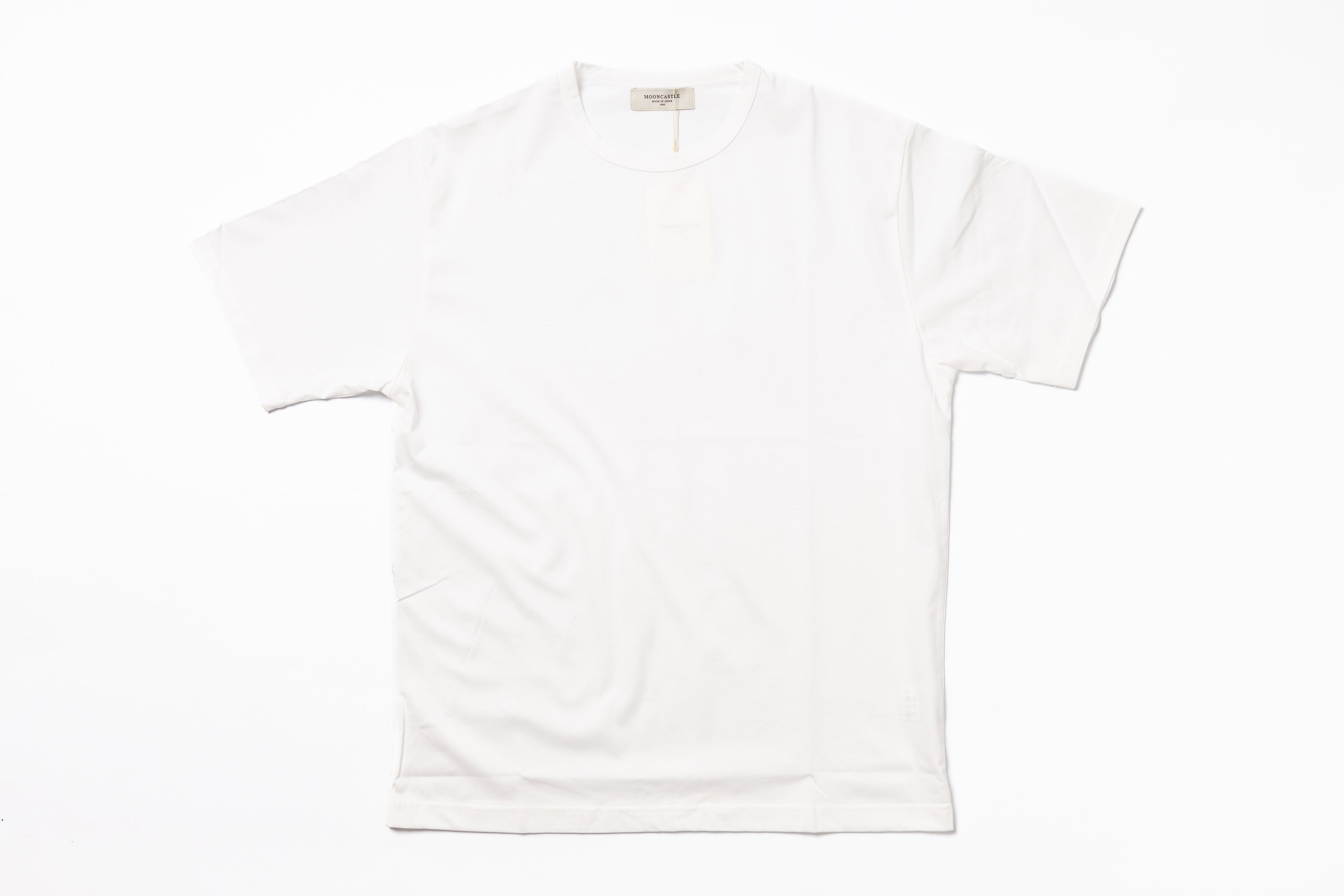 White t-shirt on a white background