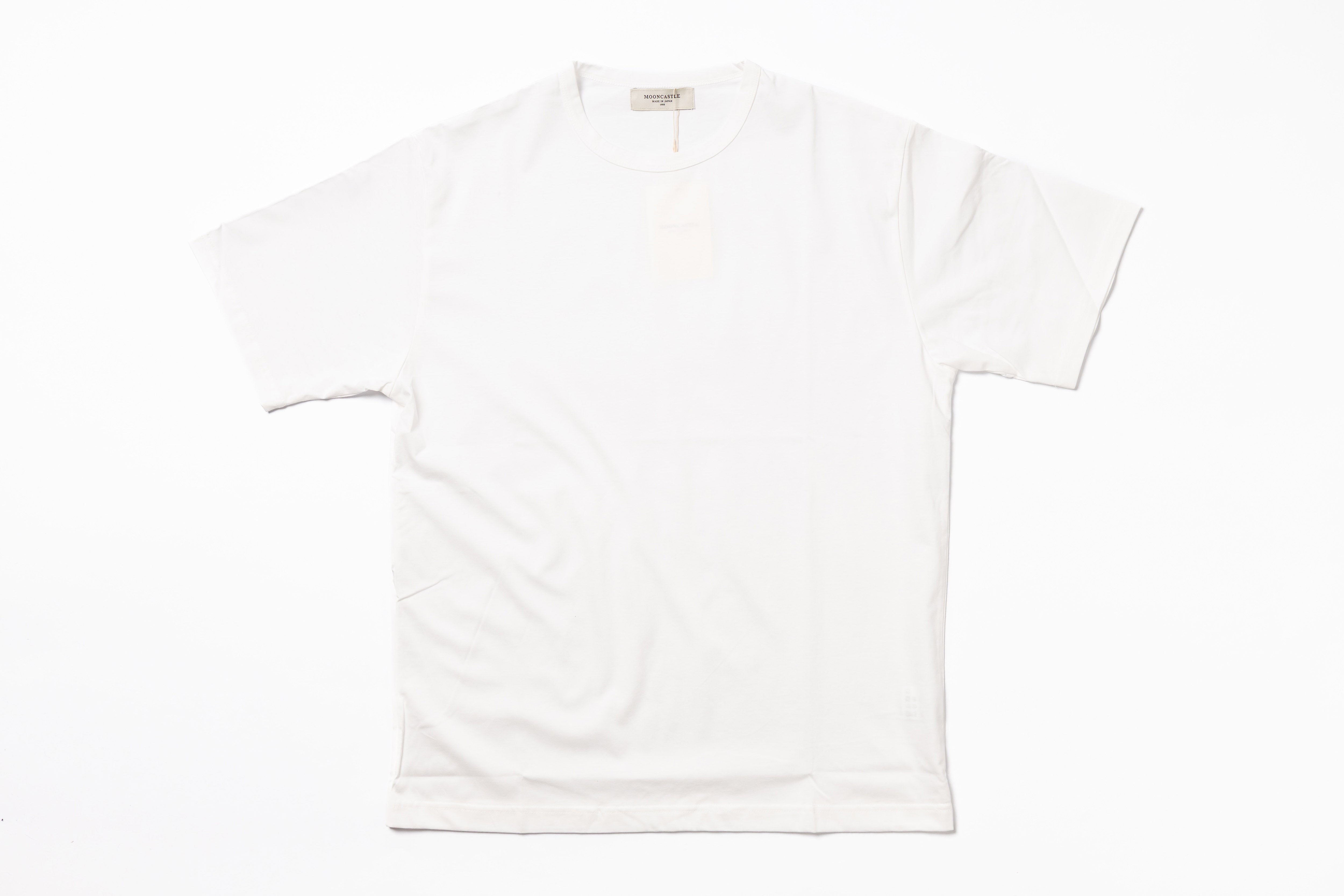 White t-shirt on a white background