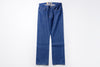 Pair of blue jeans on a white background