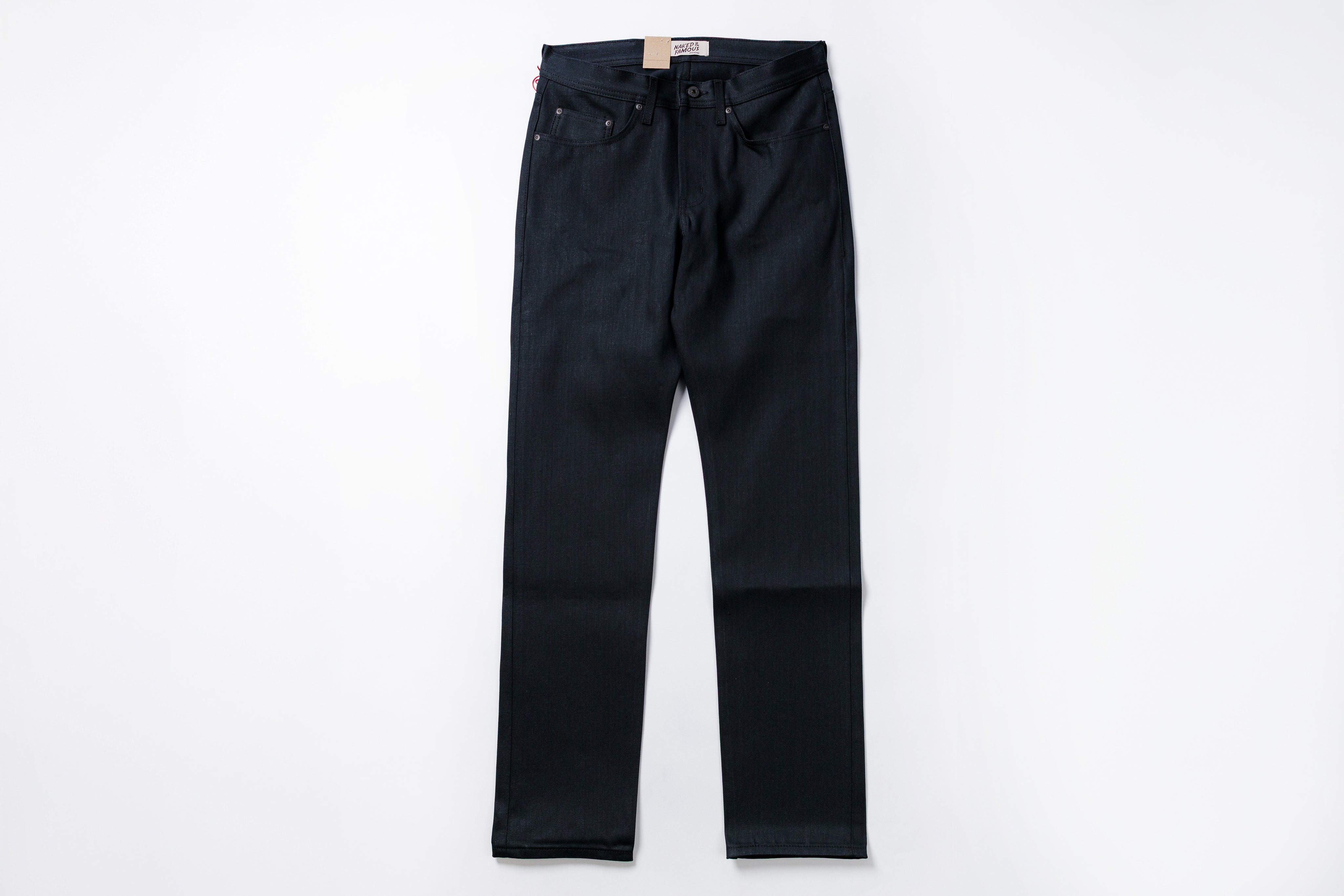 Black pants on a white background
