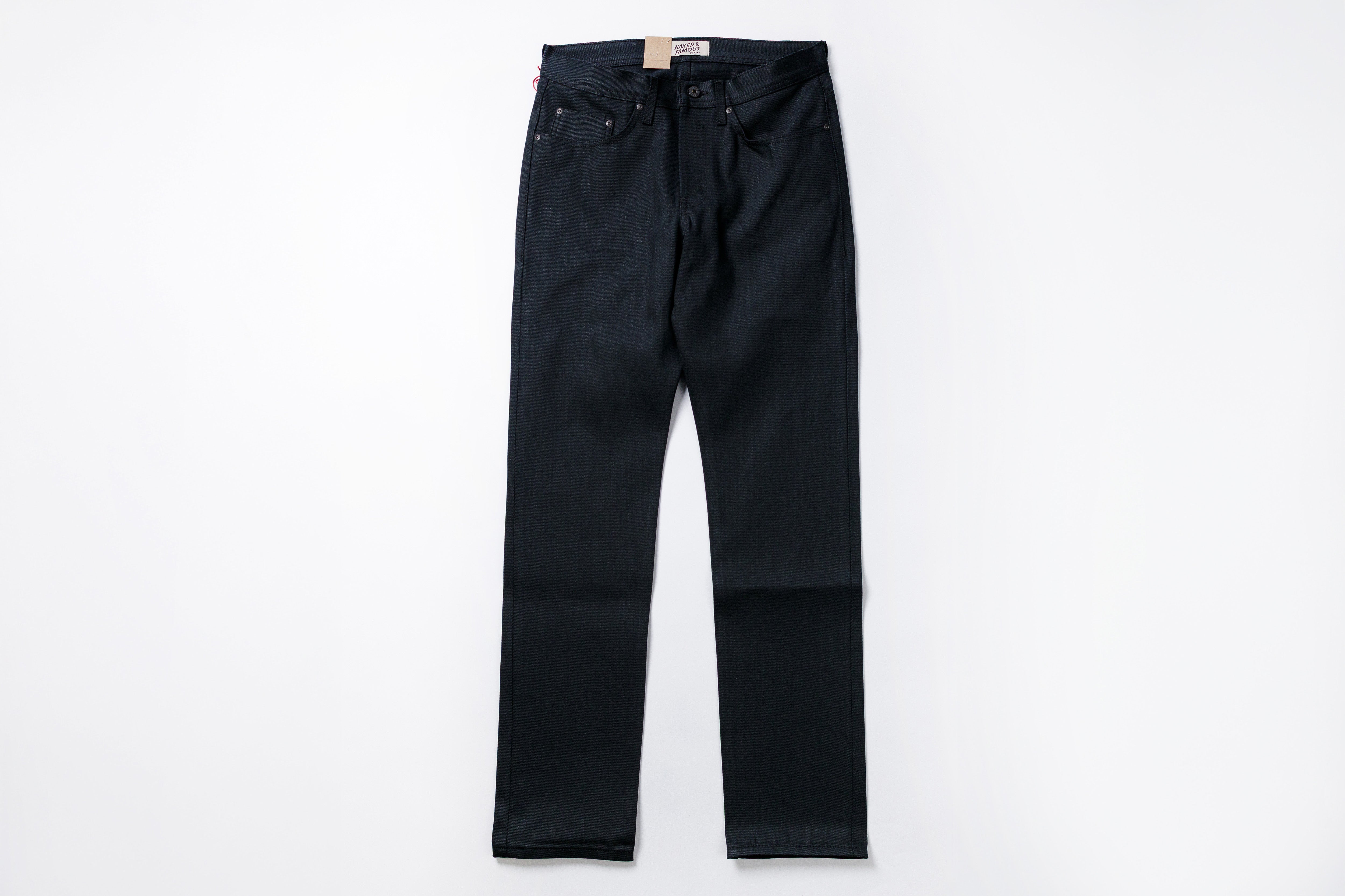 Black pants on a white background