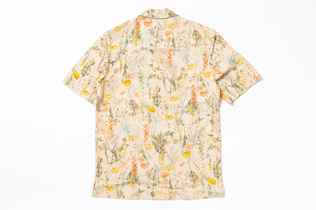 Floral patterned shirt on a white background