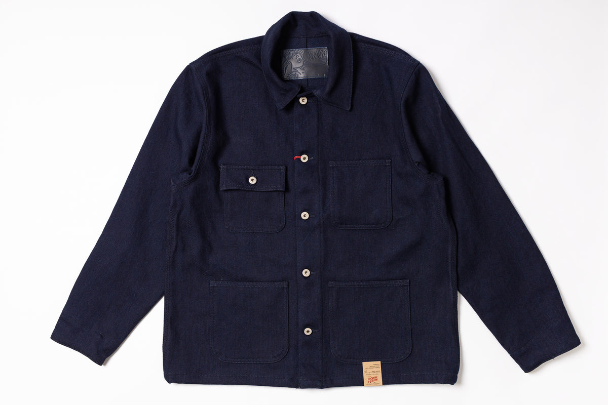 NAKED & FAMOUS DENIM - Chore Coat - Maekake Dobby