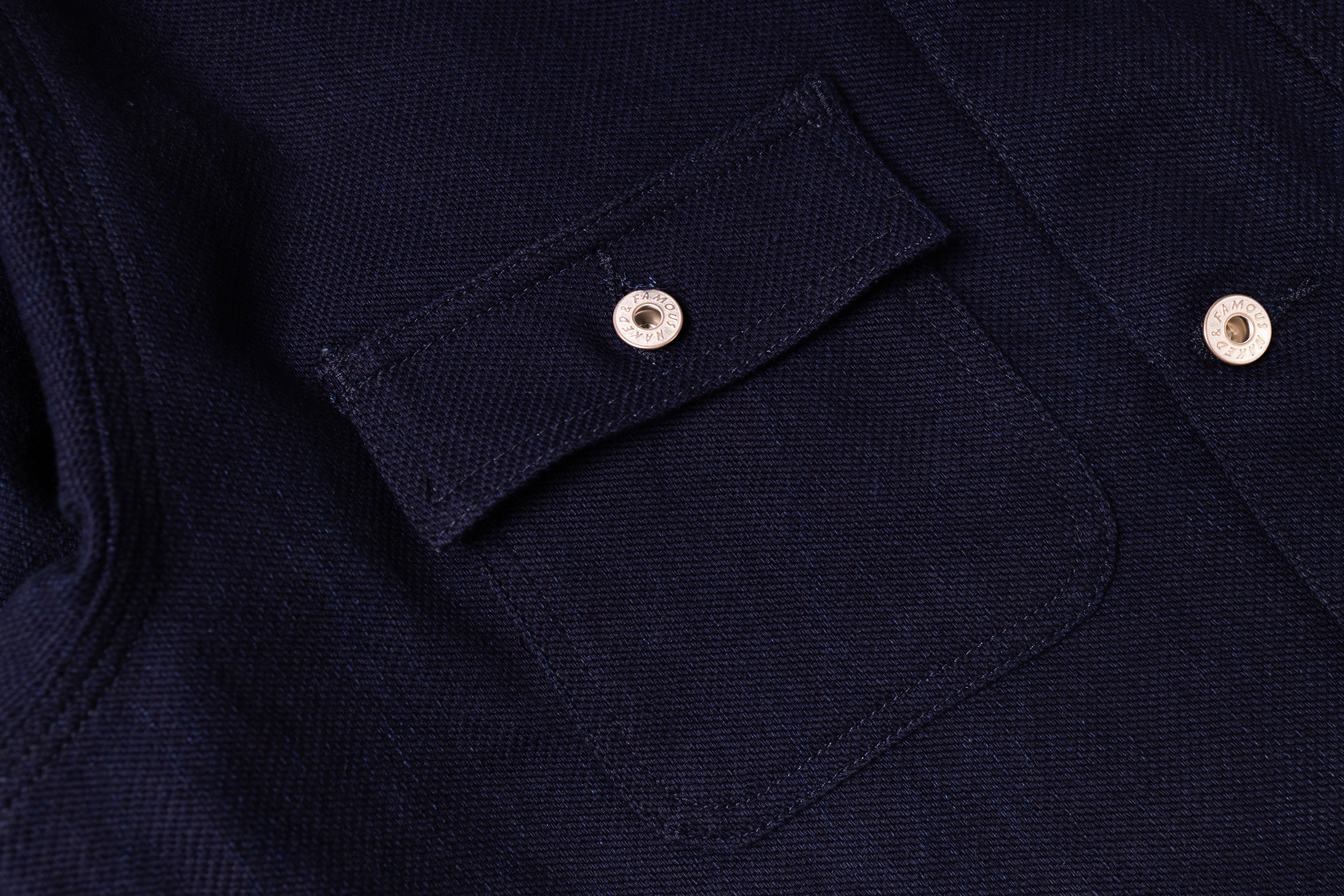 NAKED & FAMOUS DENIM - Chore Coat - Maekake Dobby