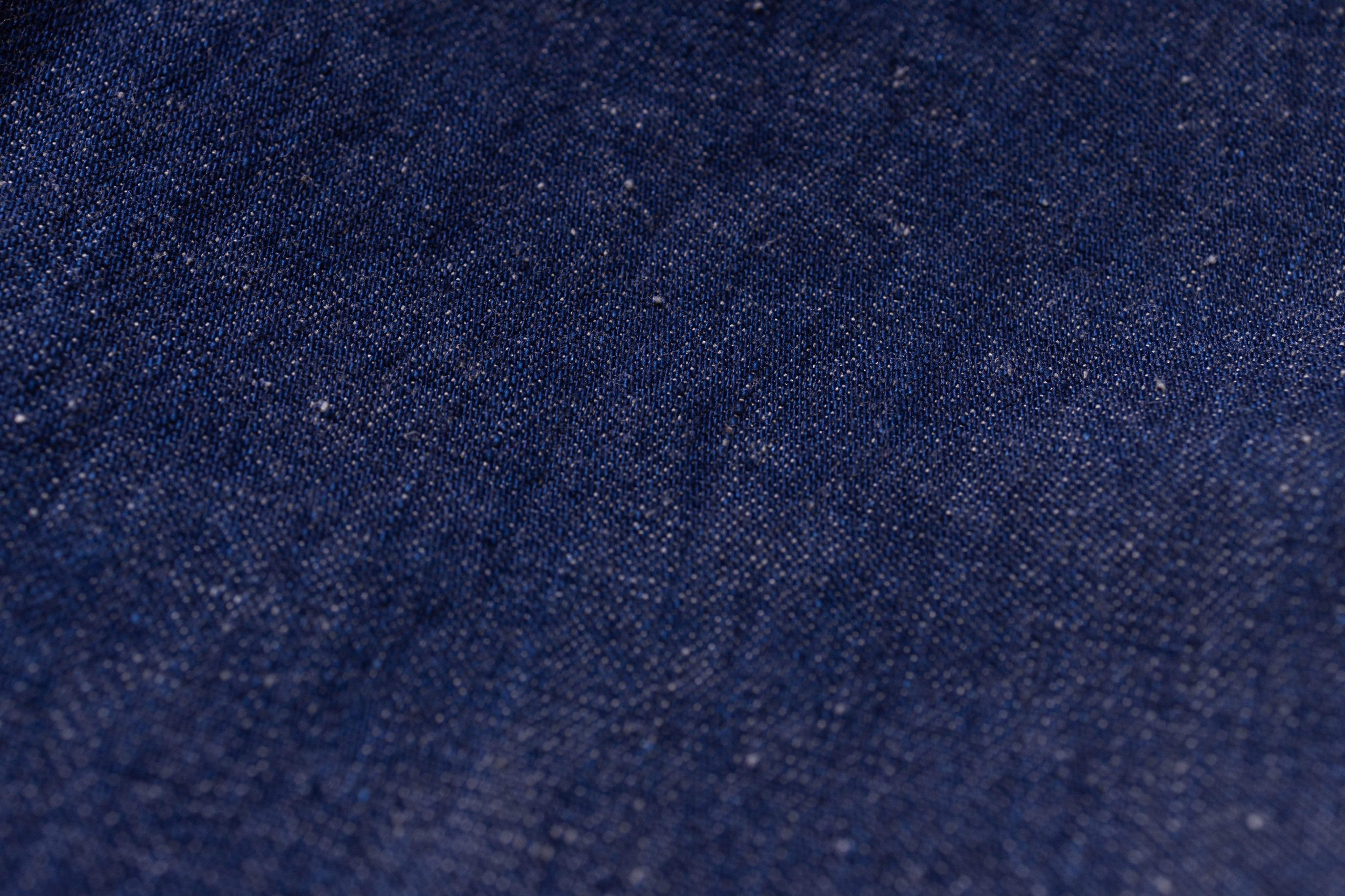 Close-up of dark blue fabric texture