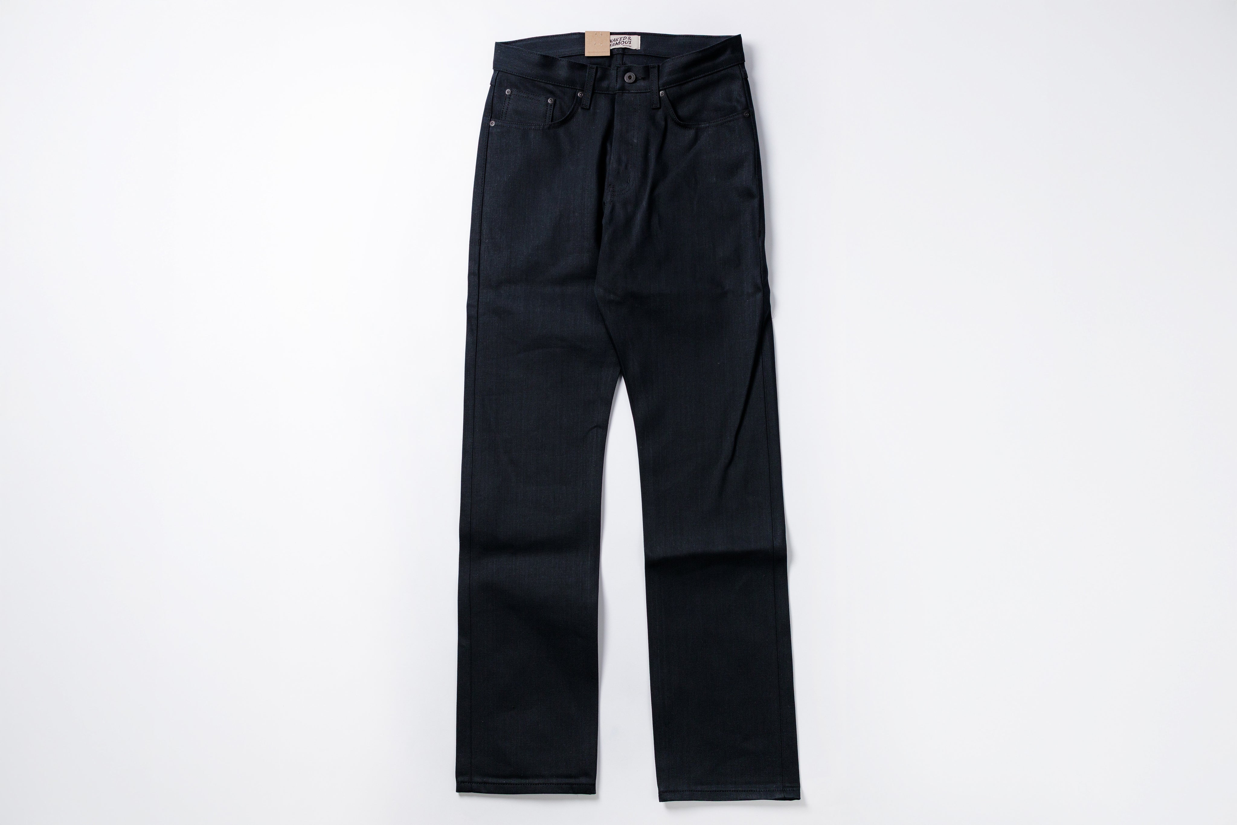 Black pants on a white background