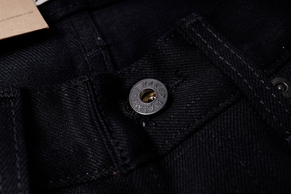NAKED & FAMOUS DENIM - True Guy - Solid Black Selvedge