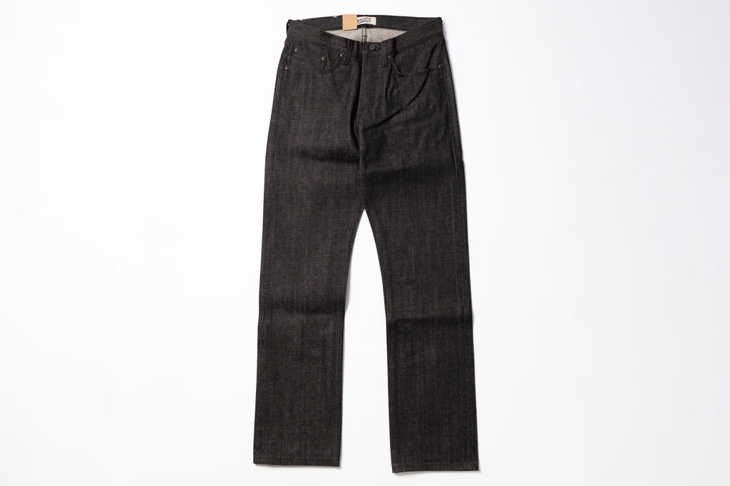 Black jeans on a white background