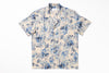 Floral patterned shirt on a white background