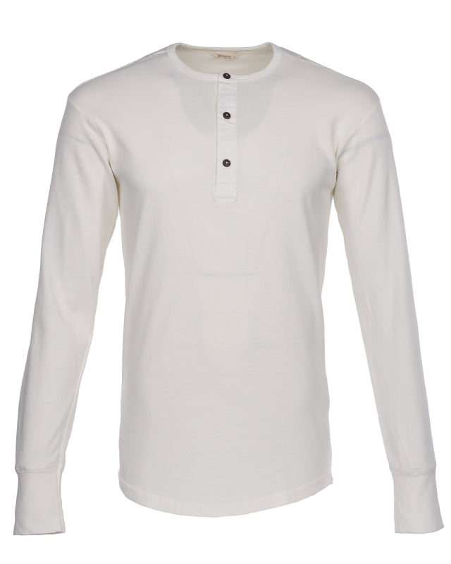 PIKE BROTHERS - 1927 Henley Shirt in Ecru-1