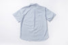 Mini Collar Shirt in Blue Back View