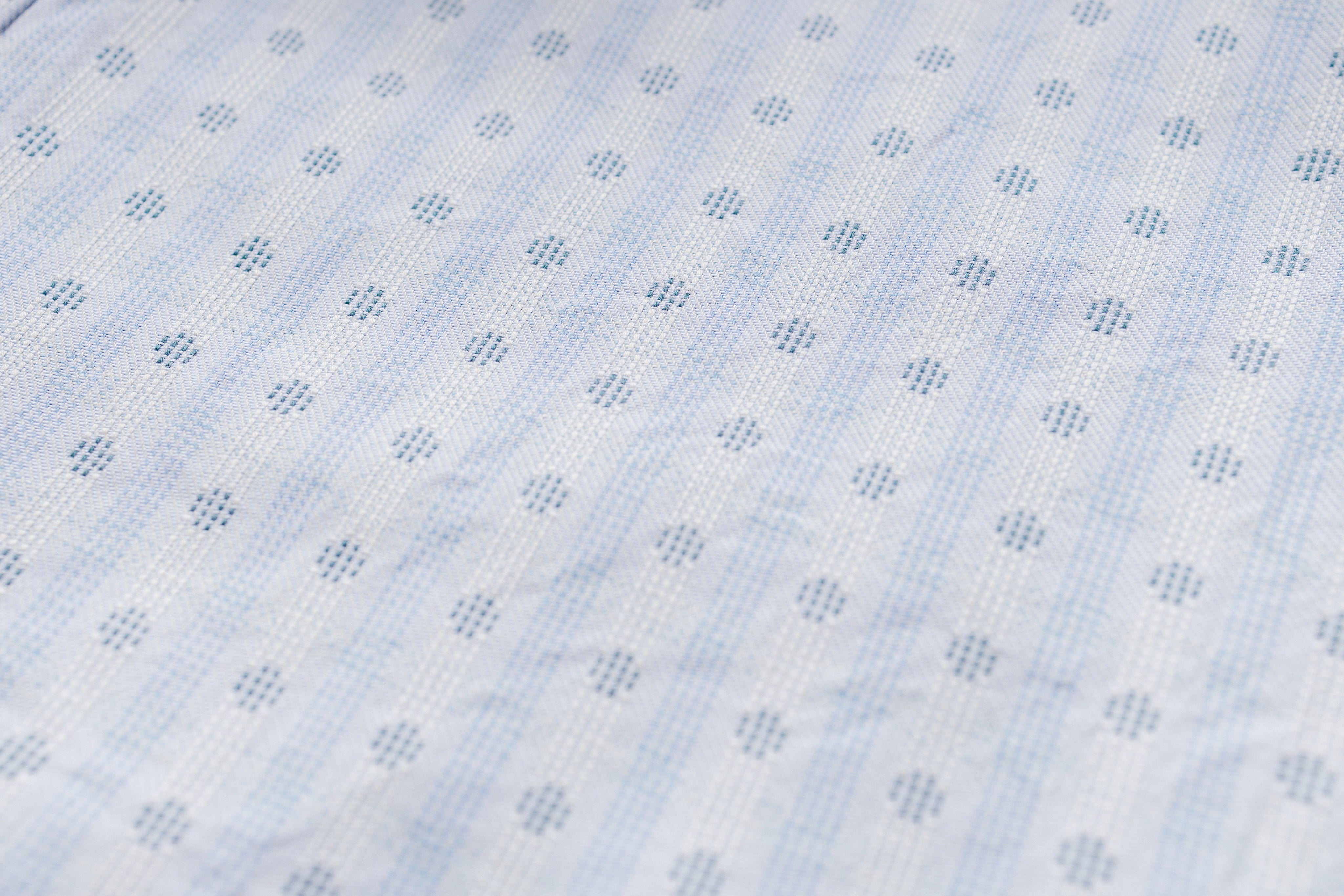 PREQUEL - Mini Collar Shirt in Blue texture view