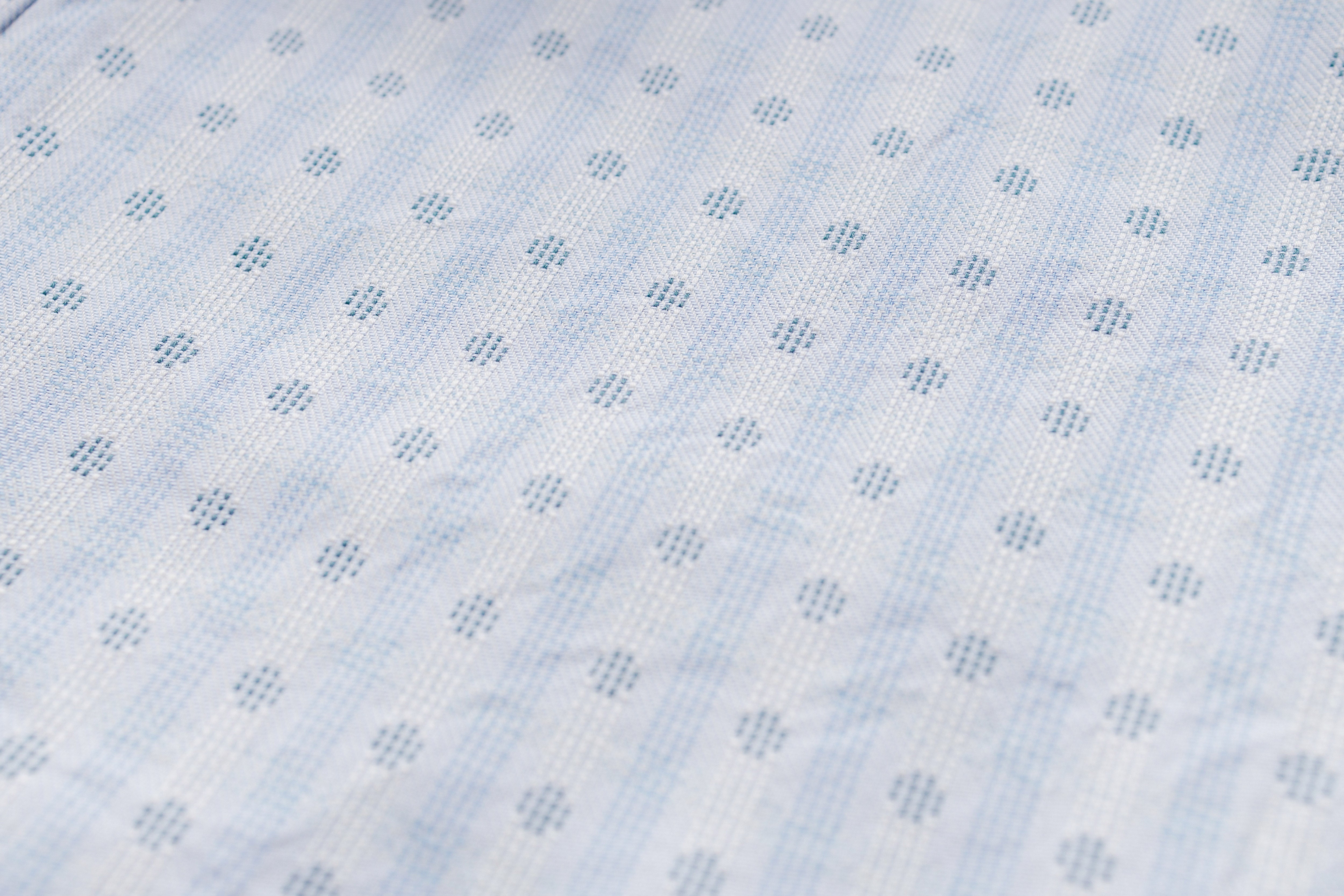 PREQUEL - Mini Collar Shirt in Blue texture view