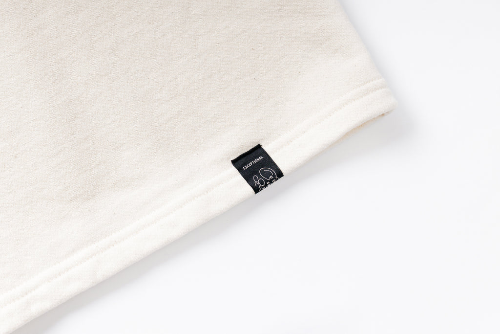 PREQUEL - Short Sleeve Henley Sweatshirt Label View