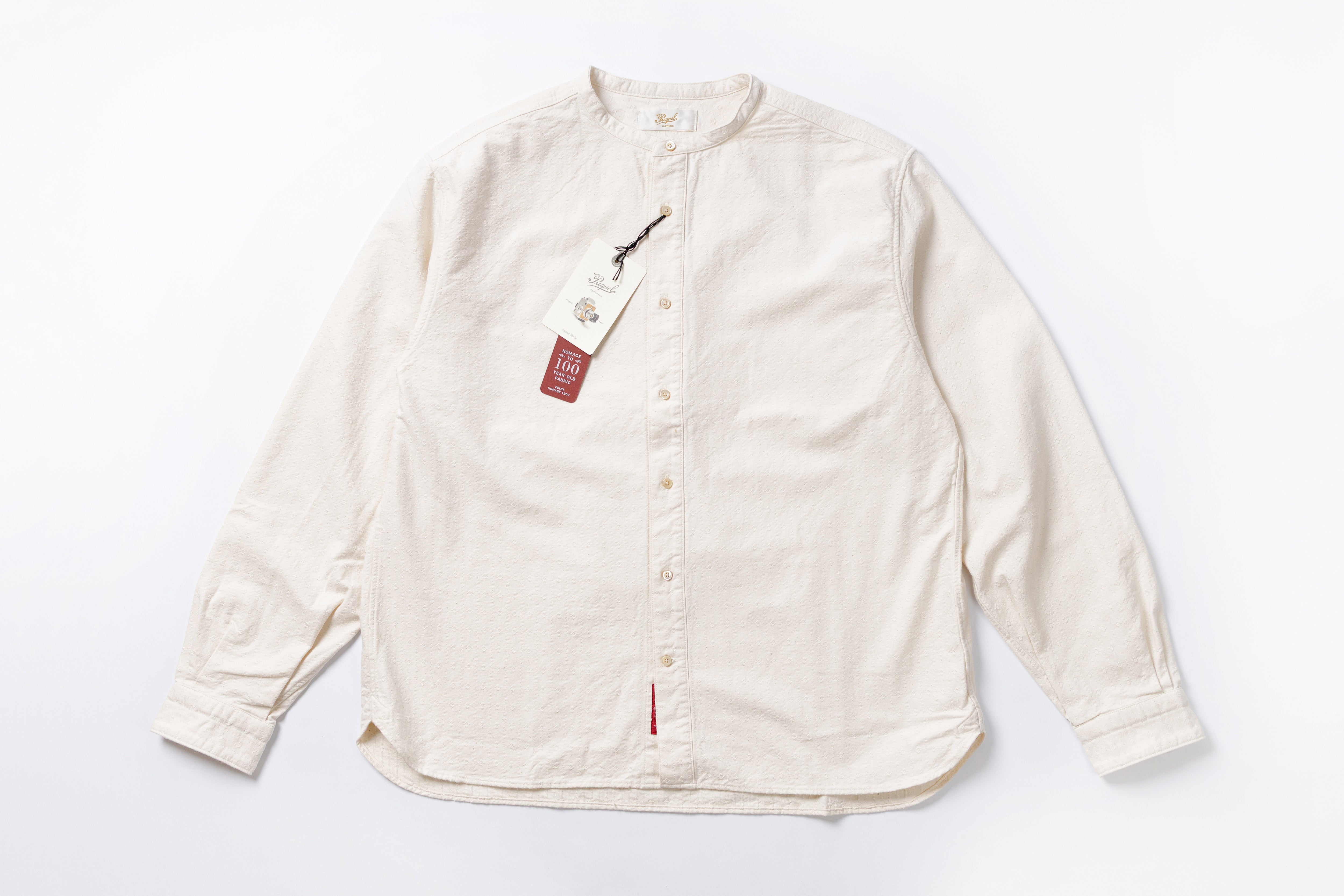Stand-up Collar Shirt Front View