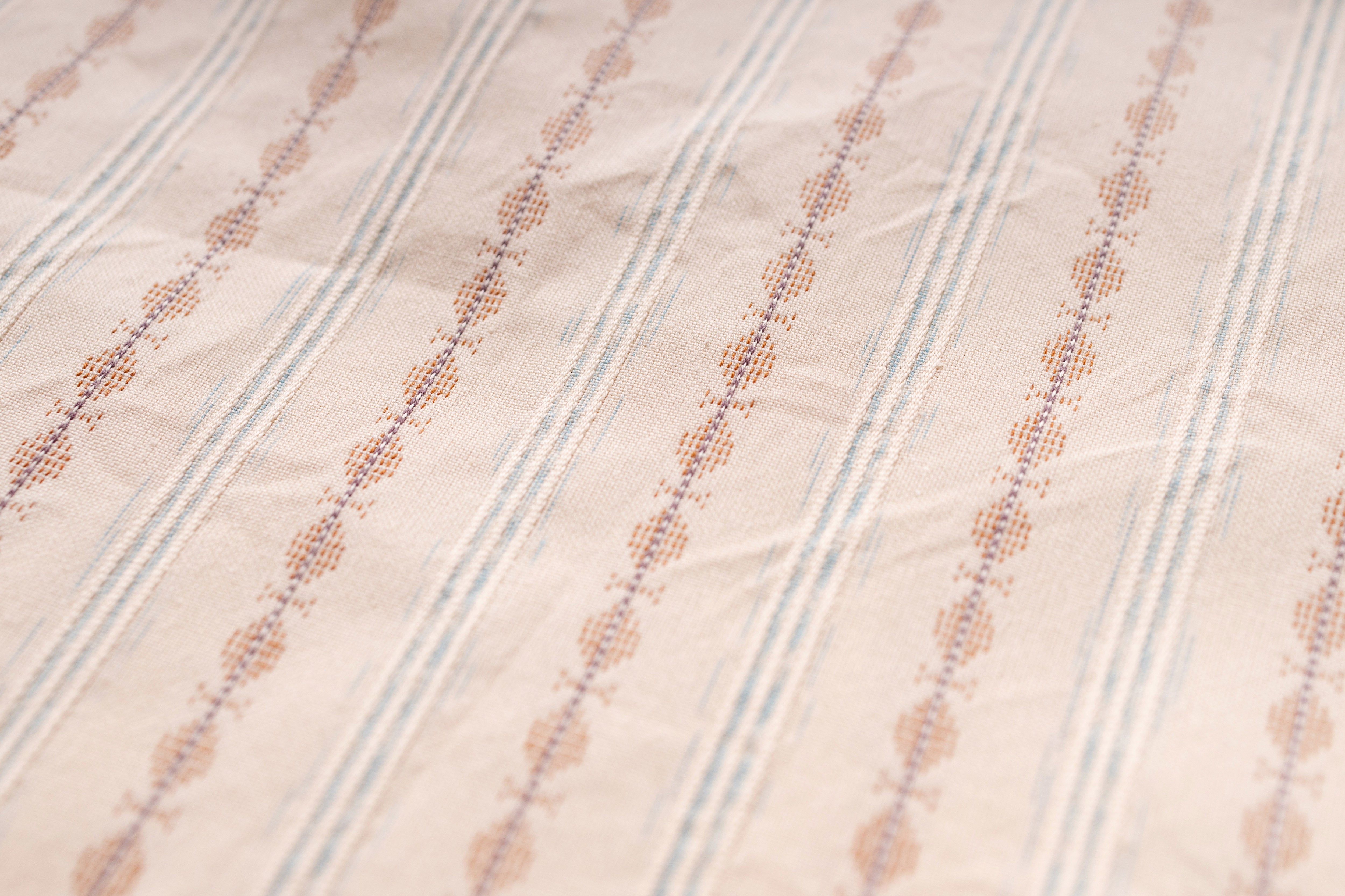 Stand-up Collar Shirt in Beige Texture View