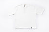 Stiff Cotton Boxy T-shirt in White Front View