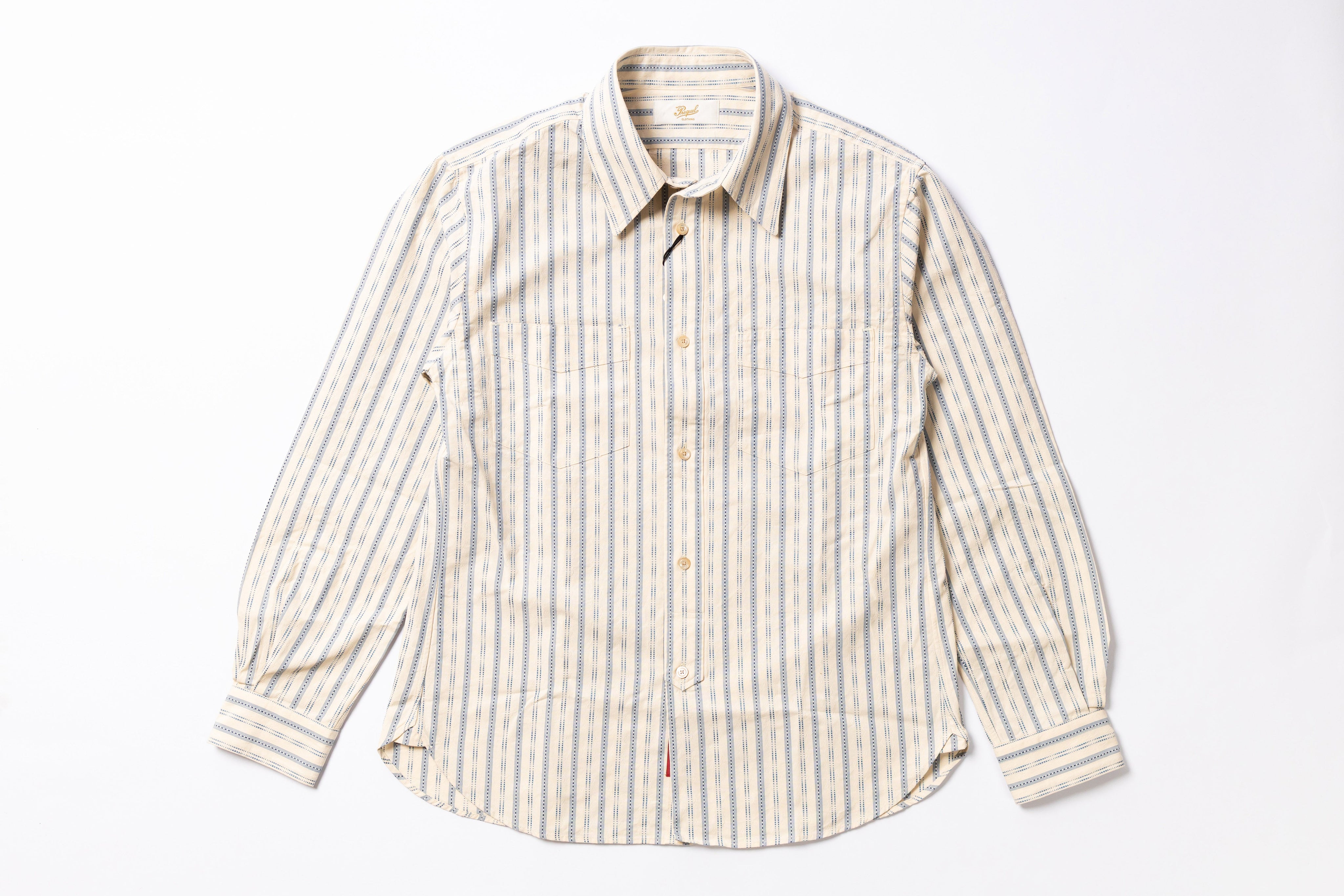 Striped shirt on a white background