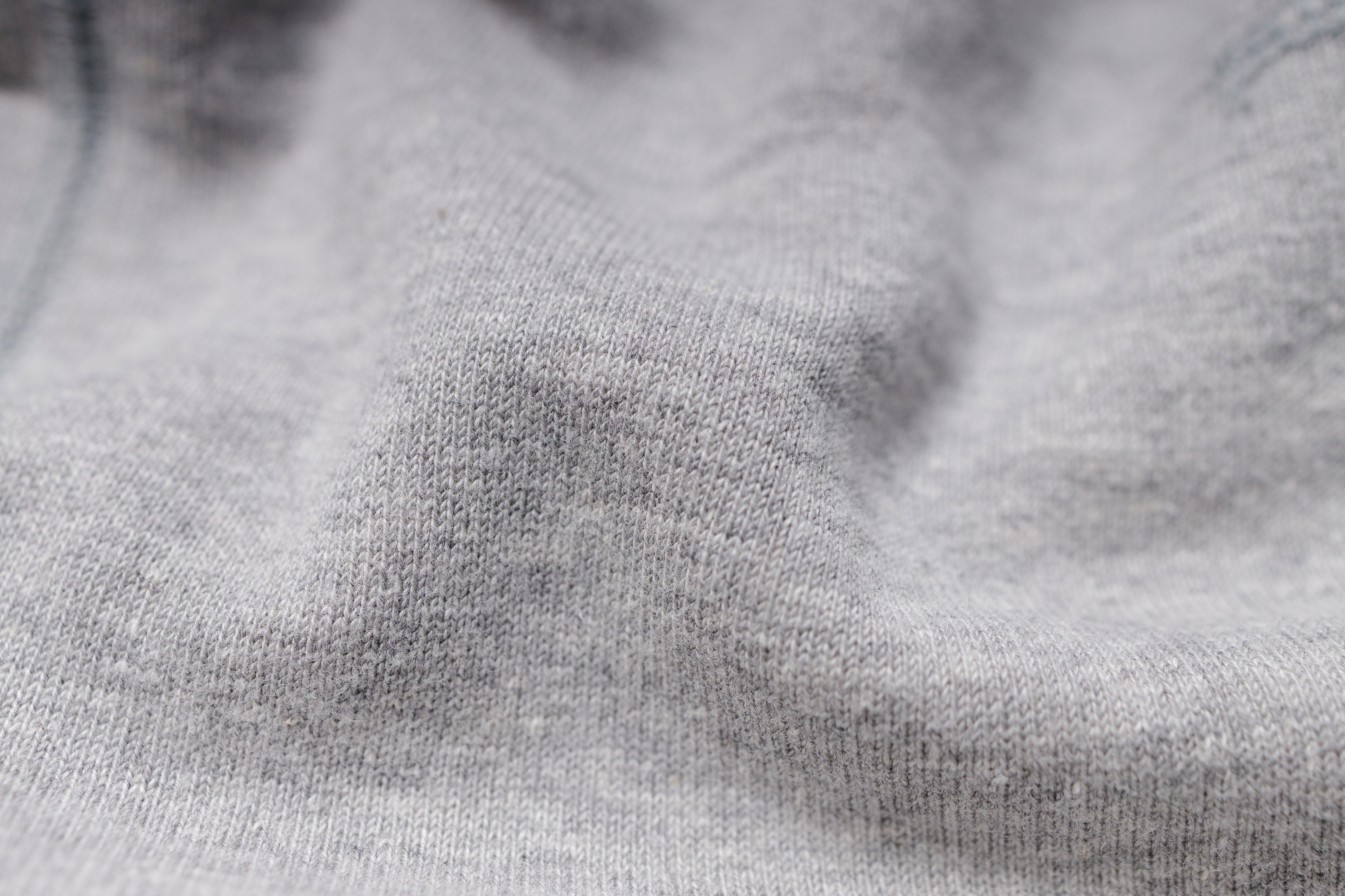 RIDING HIGH - 14oz Loopwheel Fleece Zip Parka in Mixed Gray Texture View