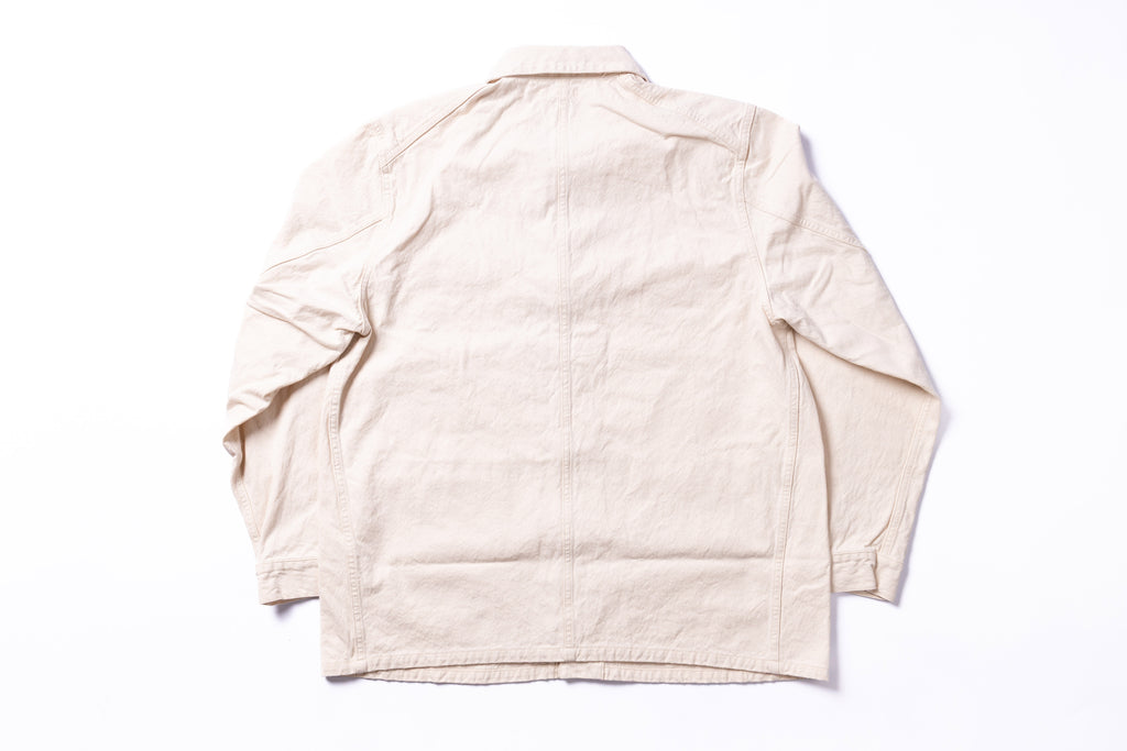 Beige jacket on a white background