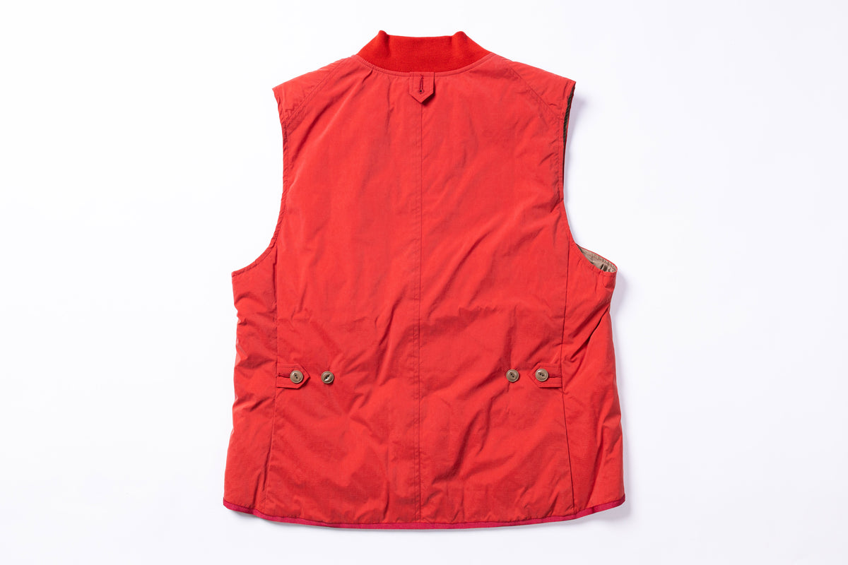 Red vest on a white background
