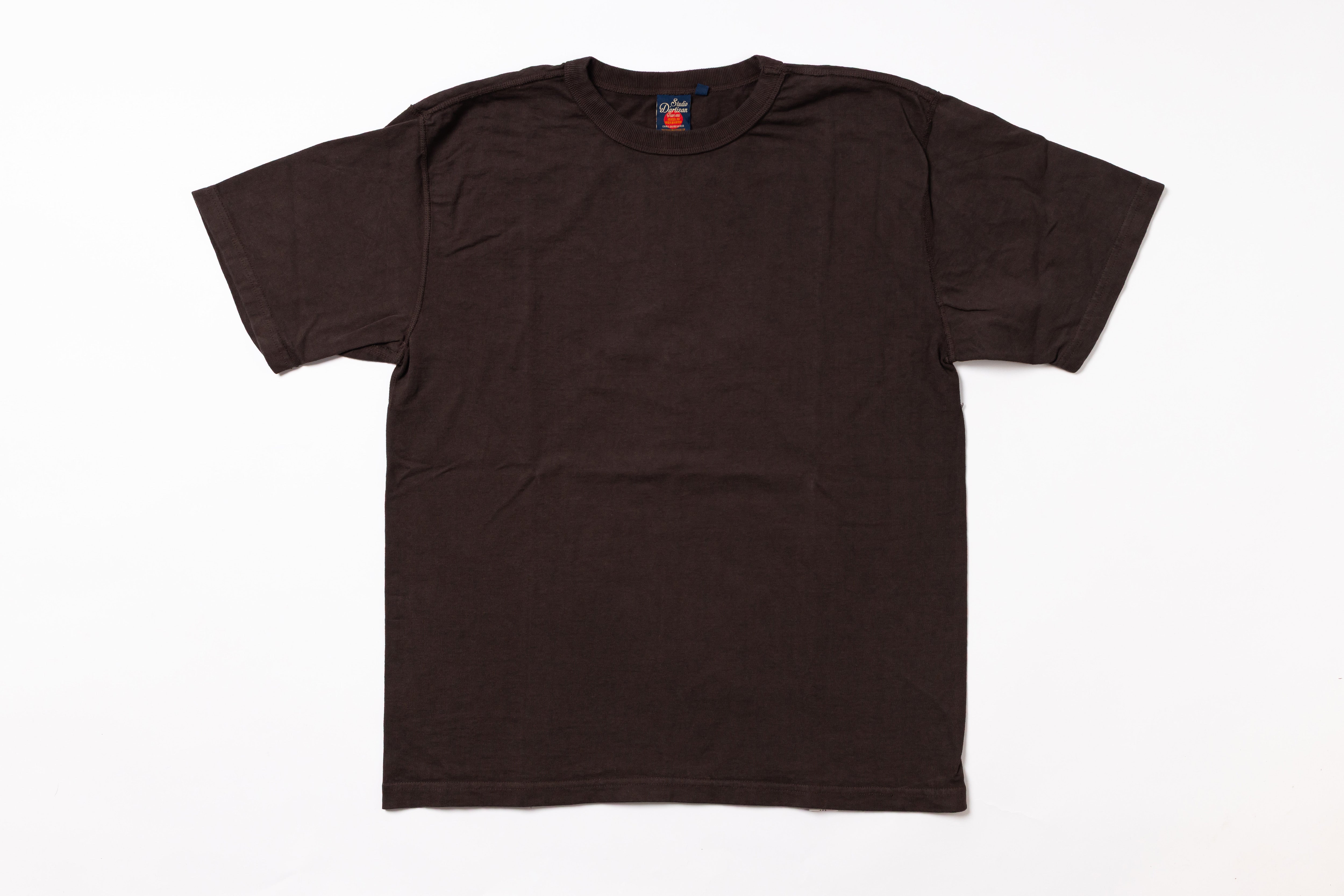Brown t-shirt on a white background