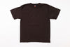Brown t-shirt on a white background