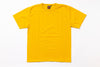 Yellow t-shirt on a white background
