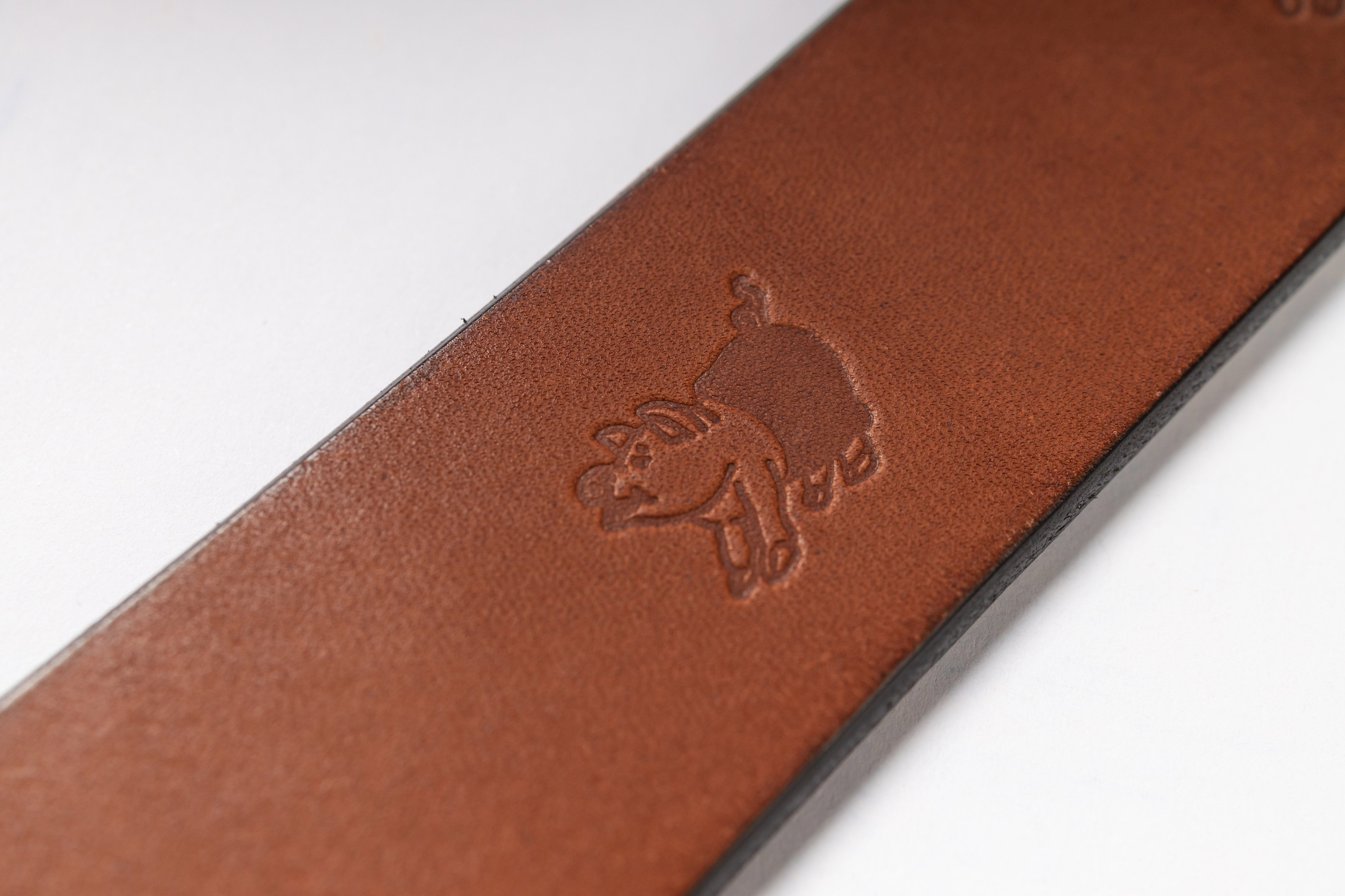 STUDIO D'ARTISAN - Leather Belt Brown-4