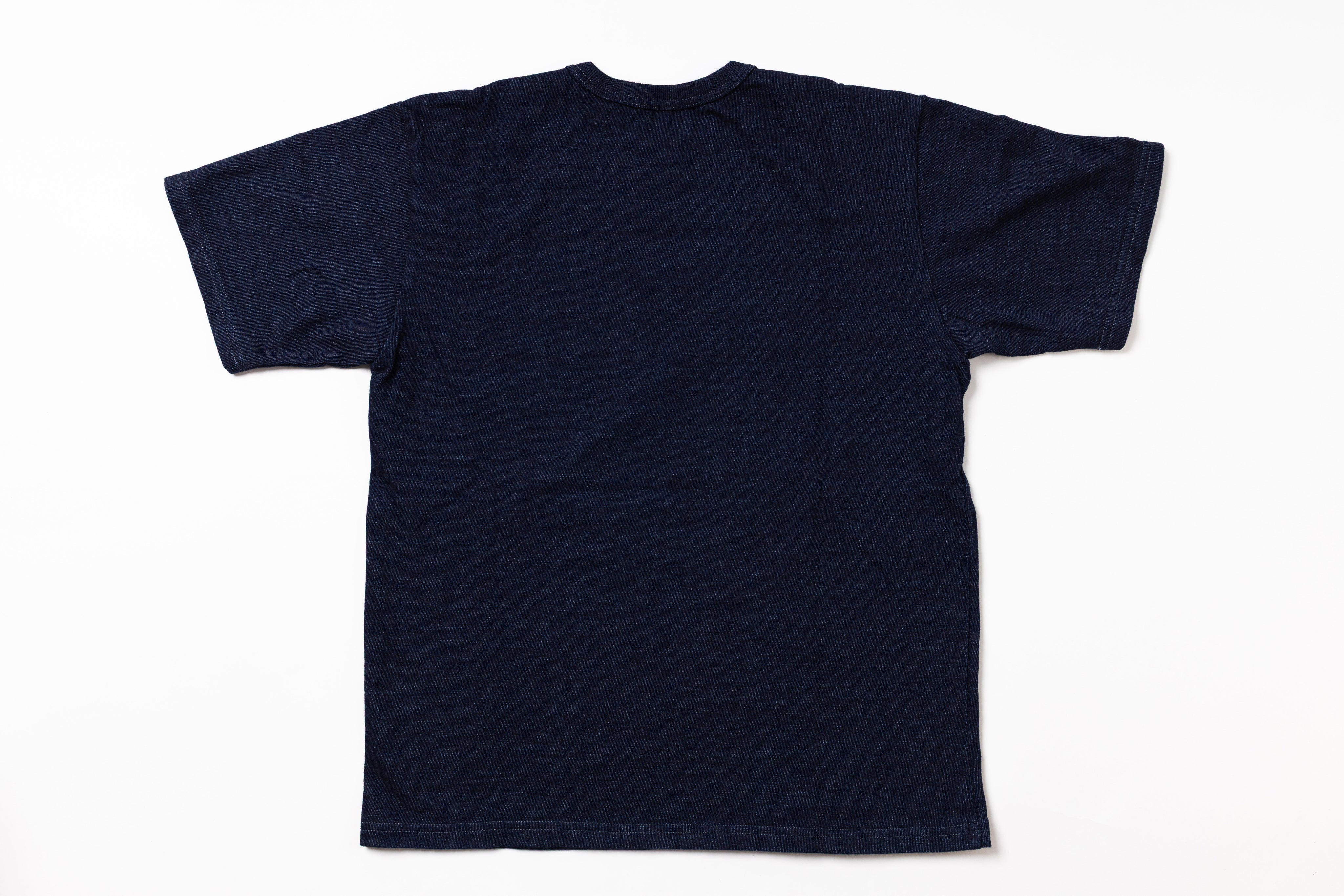 Plain black t-shirt on a white background