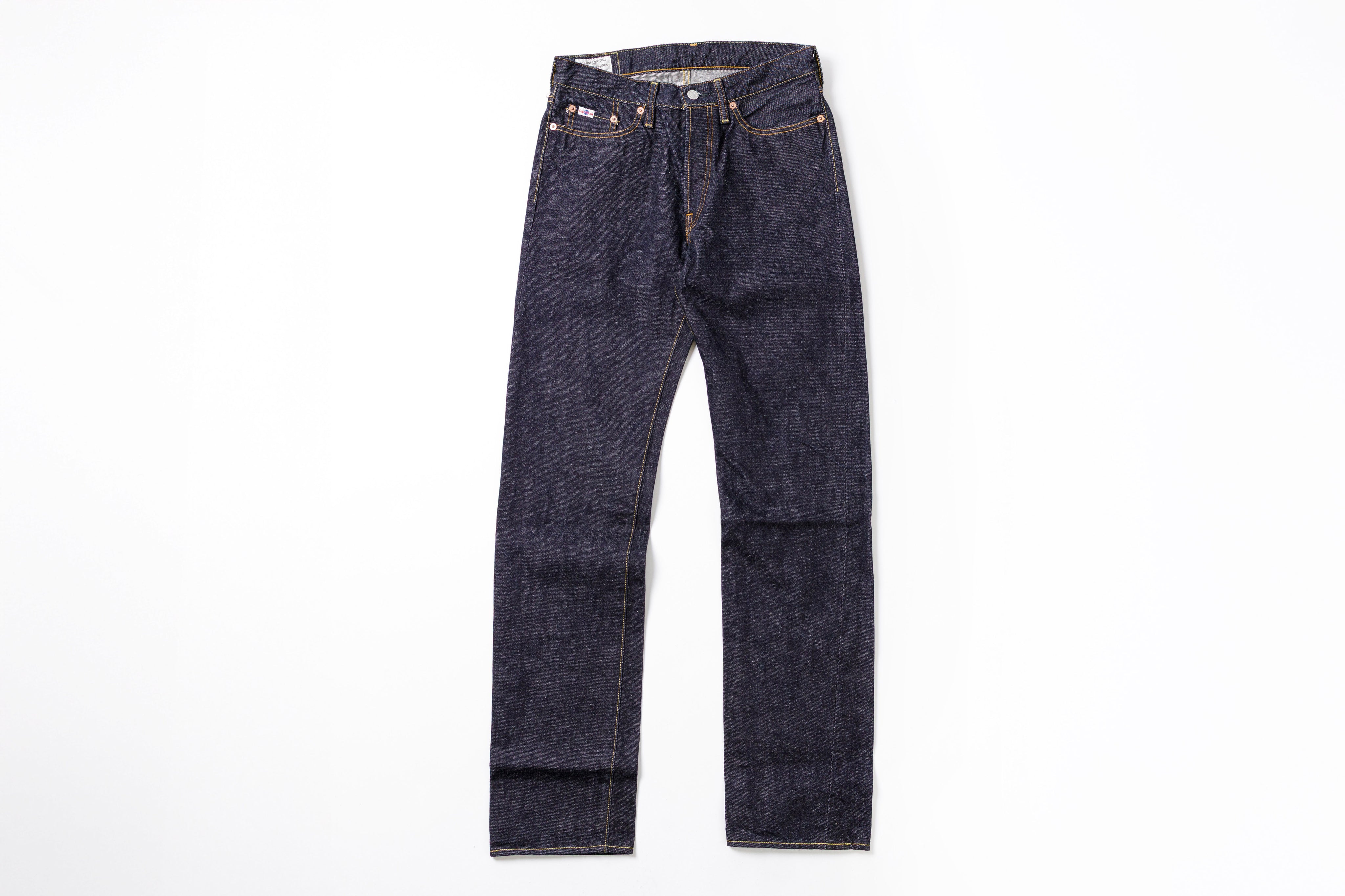 STUDIO D'ARTISAN - SD-100 15oz Selvedge One Wash Tapered Jeans Dark Indigo Tapered Jean