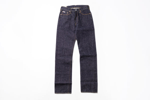 SD-101 15oz Selvedge Dark Indigo  One Wash Jeans Front View