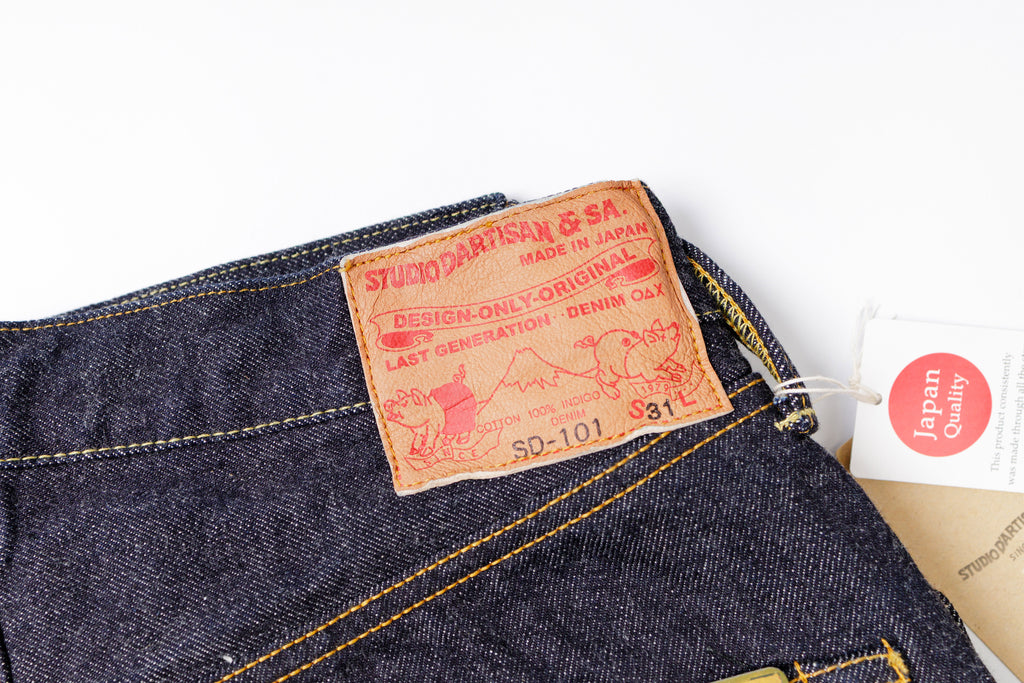 STUDIO D'ARTISAN - SD-101 15oz Selvedge One Wash Jeans Patch View