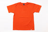Orange t-shirt on a white background