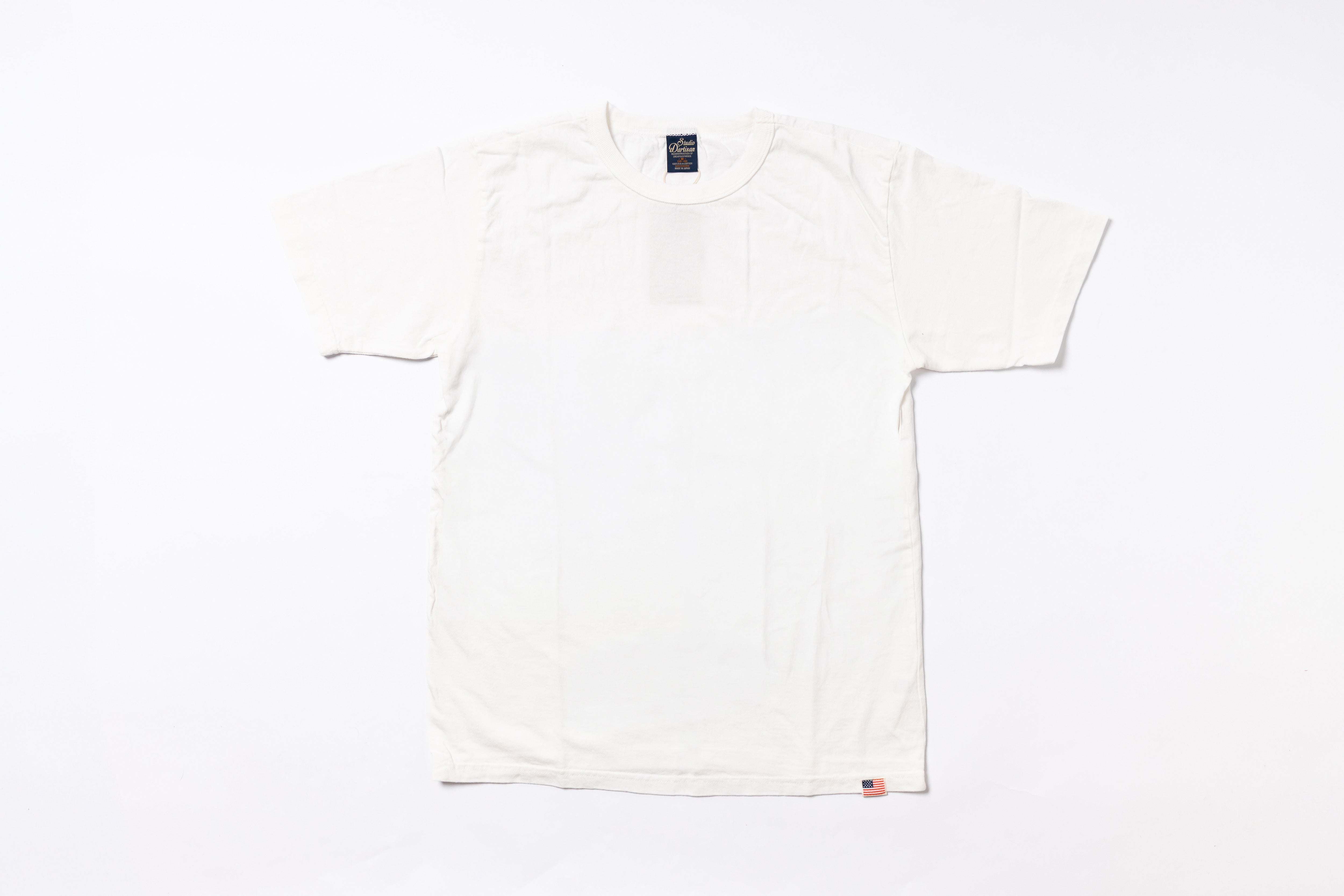 White t-shirt on a white background
