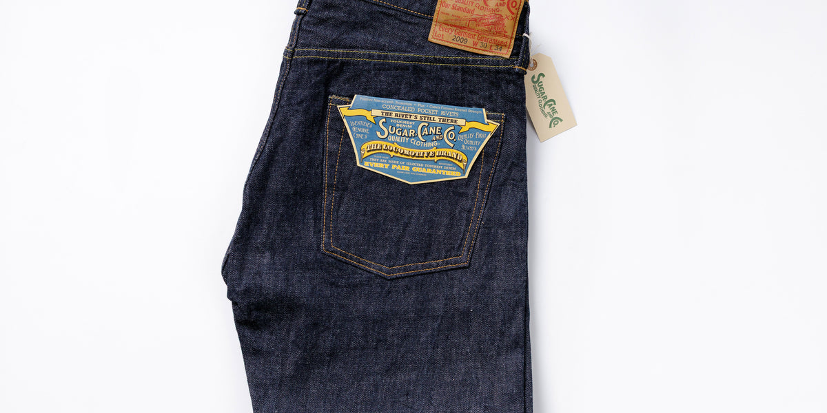 SUGAR CANE - 12oz 1947 Model Type 2 Slim Straight Jean– DOE&DOG