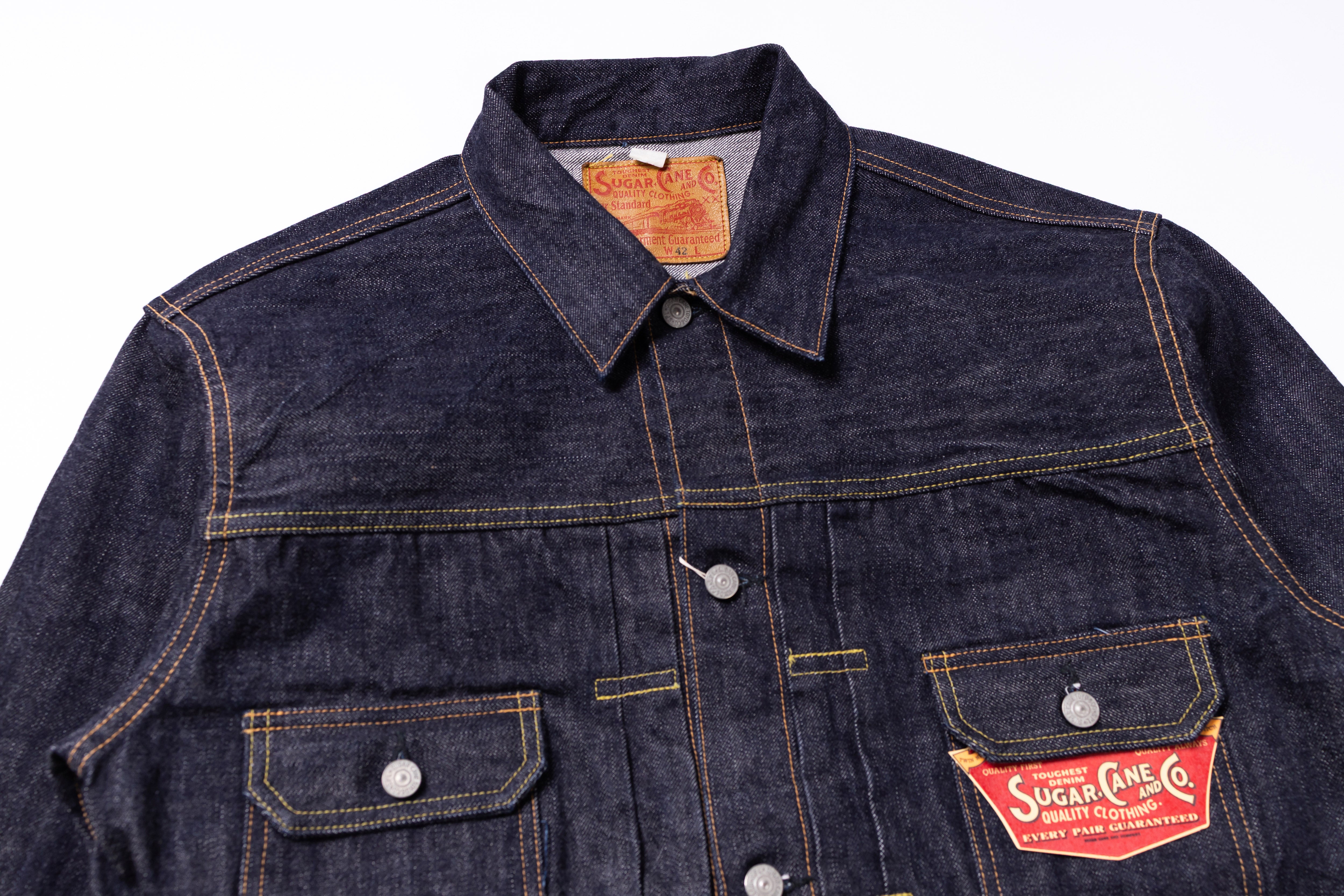 SUGAR CANE - 14.25oz. Denim Jacket 1953 One Wash