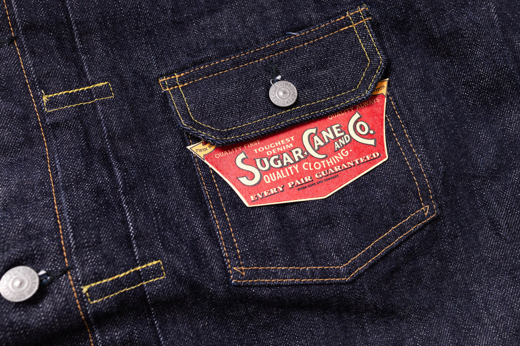 Pocket of a type two denim jacket 