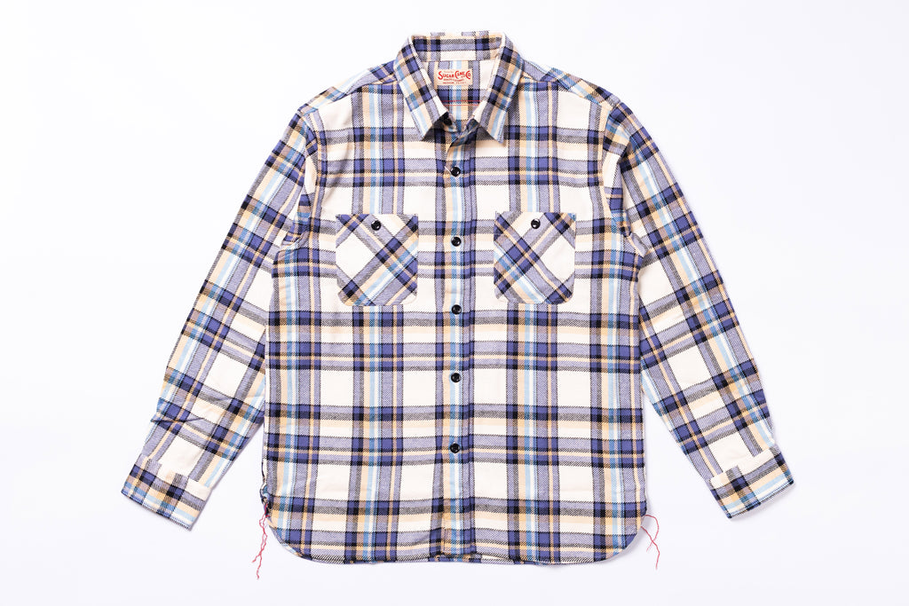 Flannel shirt on a white backgroud