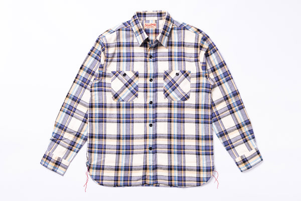 Flannel shirt on a white backgroud